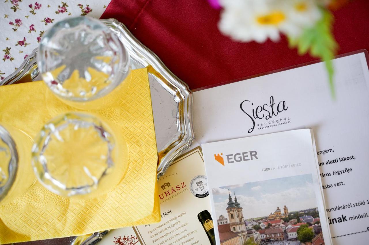 Siesta Vendeghaz Villa Eger Bagian luar foto
